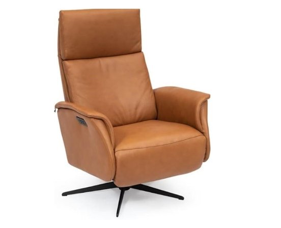 Fauteuil inclinable motorisé tête et pied pivotant par Hjort Knudsen
