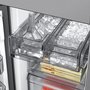 Réfrigérateur quatre portes avec porte à deux battants amovible Bespoke de 36 po, 28,6 pi³. avec Wi-Fi Samsung - RF29DB9600QLAA