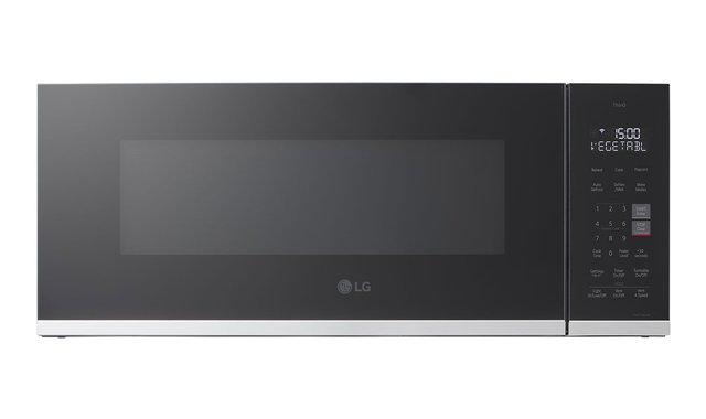 Four à micro-ondes à hotte intégrée de 30 po, 1,3 pi³ avec système SmartDiagnosis™ LG - MVEF1323F