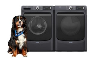 Ensemble laveuse et sécheuse frontal intelligente Animal Pet Pro Maytag - MFW7020RF-YMED7020RF