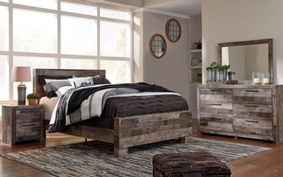 Mobilier de chambre 4 mcx Derekson format grand lit de Benchcraft