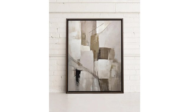 Muted Palette oeuvre sur toile étirée de Oleka