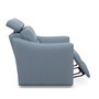 Fauteuil Nora inclinable motorisé avec appui tête motorisé en cuir de Elran