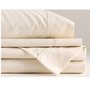 Ensemble de draps rayonne de bouleau et polyester - Grand lit