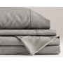 Ensemble de draps rayonne de bouleau et polyester - Grand lit