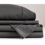 Ensemble de draps rayonne de bouleau et polyester - Grand lit