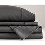 Ensemble de draps rayonne de bouleau et polyester - Très Grand lit