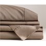 Ensemble de draps rayonne de bouleau et polyester - Très Grand lit