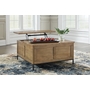 Table basse à plateau relevable Torlanta de Ashley