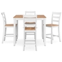 Table de salle à manger à hauteur de comptoir et 4 tabourets de bar Gesthaven (Ensemble de 5) de Ashley