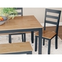 Table de salle à manger Gesthaven avec 4 chaises et banc (Ensemble de 6) de Ashley