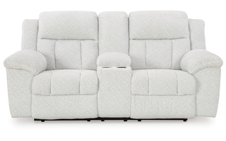 Causeuse inclinable Frohn avec console de Ashley
