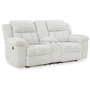 Causeuse inclinable Frohn avec console de Ashley