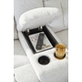 Causeuse inclinable Frohn avec console de Ashley