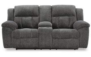Causeuse inclinable Frohn avec console de Ashley