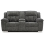 Causeuse inclinable Frohn avec console de Ashley