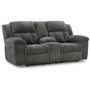Causeuse inclinable Frohn avec console de Ashley