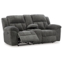 Causeuse inclinable Frohn avec console de Ashley