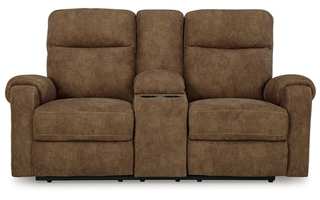 Causeuse inclinable Edenwold avec console de Ashley