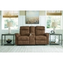 Causeuse inclinable Edenwold avec console de Ashley