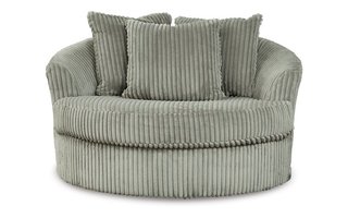 Chaise d'appoint pivotante surdimensionnée Lindyn de Ashley
