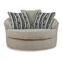 Chaise d'appoint pivotante surdimensionnée Calnita de Ashley