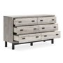 Bureau double 6 tiroirs Vessalli de Signature Design Ashley