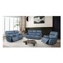 Sofa  inclinable motorisé en cuir de Azur