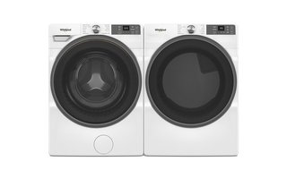 Ensemble laveuse et sécheuse à chargement frontal haute efficacité Whirlpool - WFW5720RW-YWED5720RW