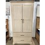 Armoire penderie 2 tiroirs Mako