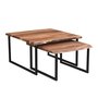 Ensemble de tables de centre