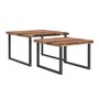 Ensemble de tables de centre