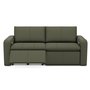 Sofa condo motorisé et inclinable en cuir combo de Elran