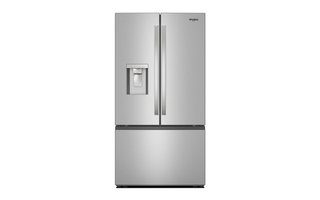Réfrigérateur trois portes avec porte à deux battants autoportant de 36 po, 30 pi³. avec système distributeur d'eau et de glaçons externe Whirlpool - WRFF3536SZ