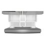 Réfrigérateur trois portes avec porte à deux battants autoportant de 36 po, 30 pi³. avec système distributeur d'eau et de glaçons externe Whirlpool - WRFF3536SZ