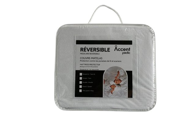 Couvre-matelas Imperméable Simple XL de Accent Pedic
