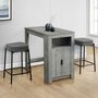 Table de bar - Gris
