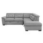 Sectionnel lit Khloe en tissu de Monarch