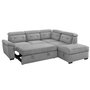 Sectionnel lit Khloe en tissu de Monarch