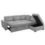 Sectionnel lit Khloe en tissu de Monarch