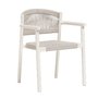 Chaise de cuisine avec bras d'extérieur Naples
