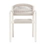 Chaise de cuisine avec bras d'extérieur Naples