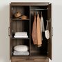 Armoire penderie couleur Noyer de South Shore - 15645