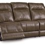 Ensemble Sofa  et fauteuil en cuir match Inclinable motorisé avec appui tête de Palliser***LIQUIDATION***