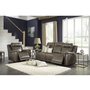 Ensemble Sofa  et fauteuil en cuir match Inclinable motorisé avec appui tête de Palliser***LIQUIDATION***