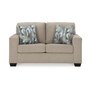 Causeuse fixe Deltona en tissu