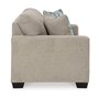 Causeuse fixe Deltona en tissu