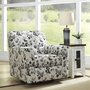 Fauteuil d'appoint pivotant en tissu Benchcraft Abney