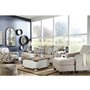 Fauteuil d'appoint pivotant en tissu Benchcraft Abney