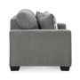 Causeuse fixe Deltona en tissu